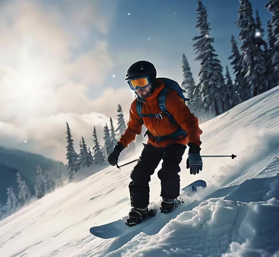 滑雪时撞倒其他游客致损伤